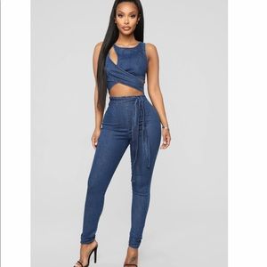 Fashion Nova Cut The Haters Out Jumpsuit
